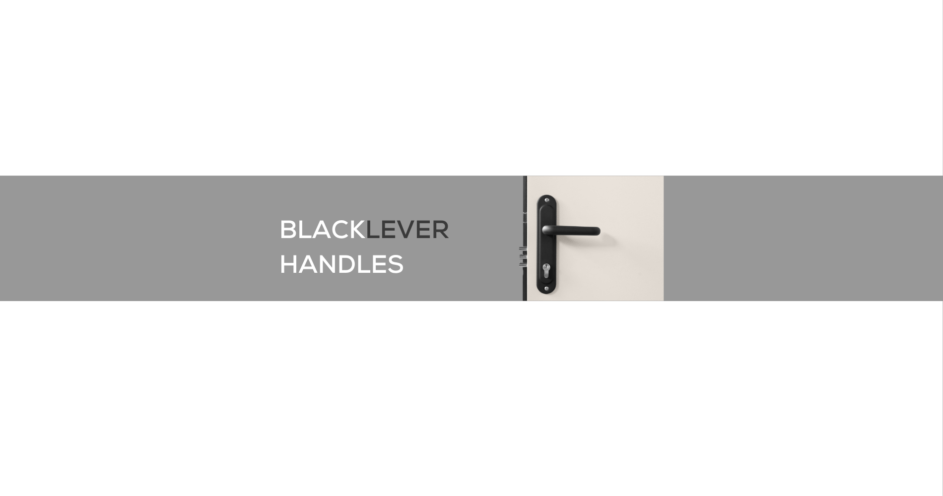 BLACK LEVER HANDLES X