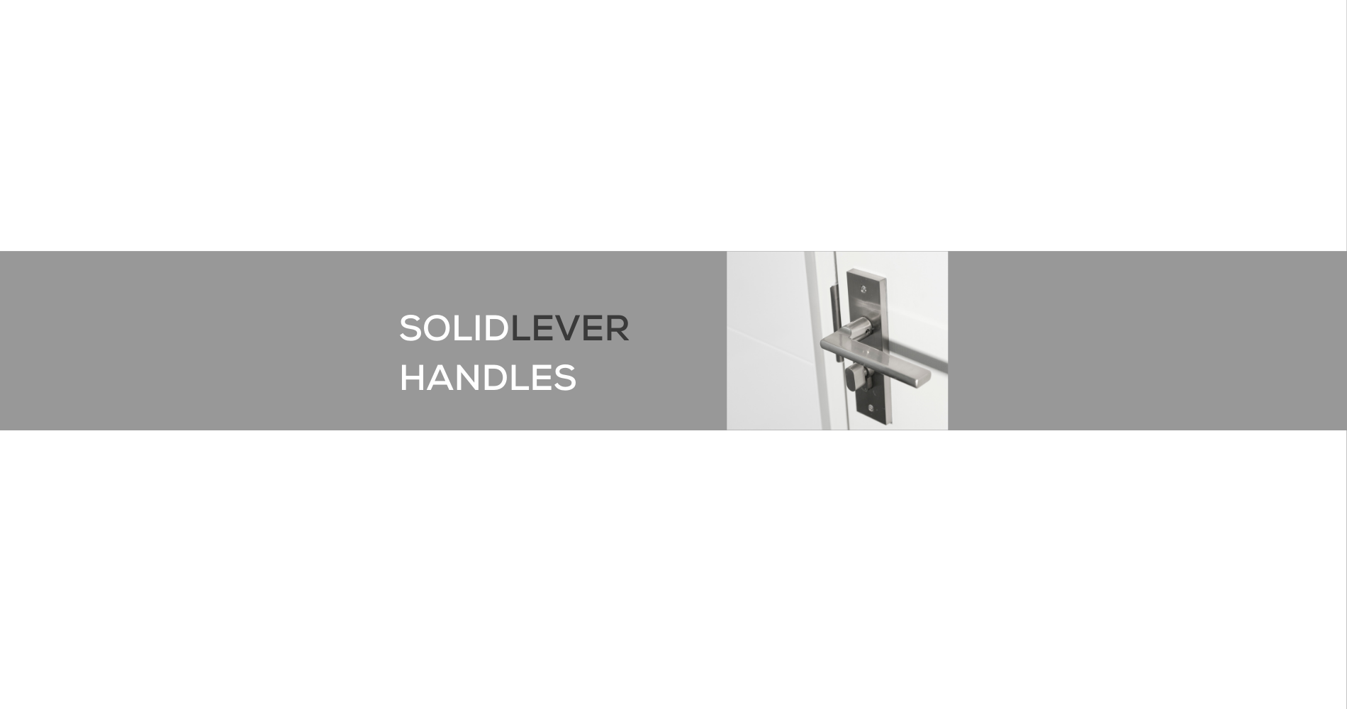 SOLID LEVER HANDLES