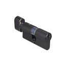 Thumbturn to Key Double Cylinder Lock, 110mm, Nickel or Matt Black - CISA C3000 - Matt Black