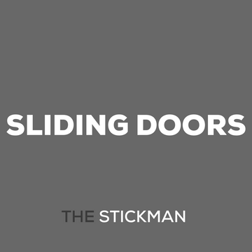 The Stickman Store Sliding Door for patio and sliding doors, main product view with clean, clever, and ready to work.