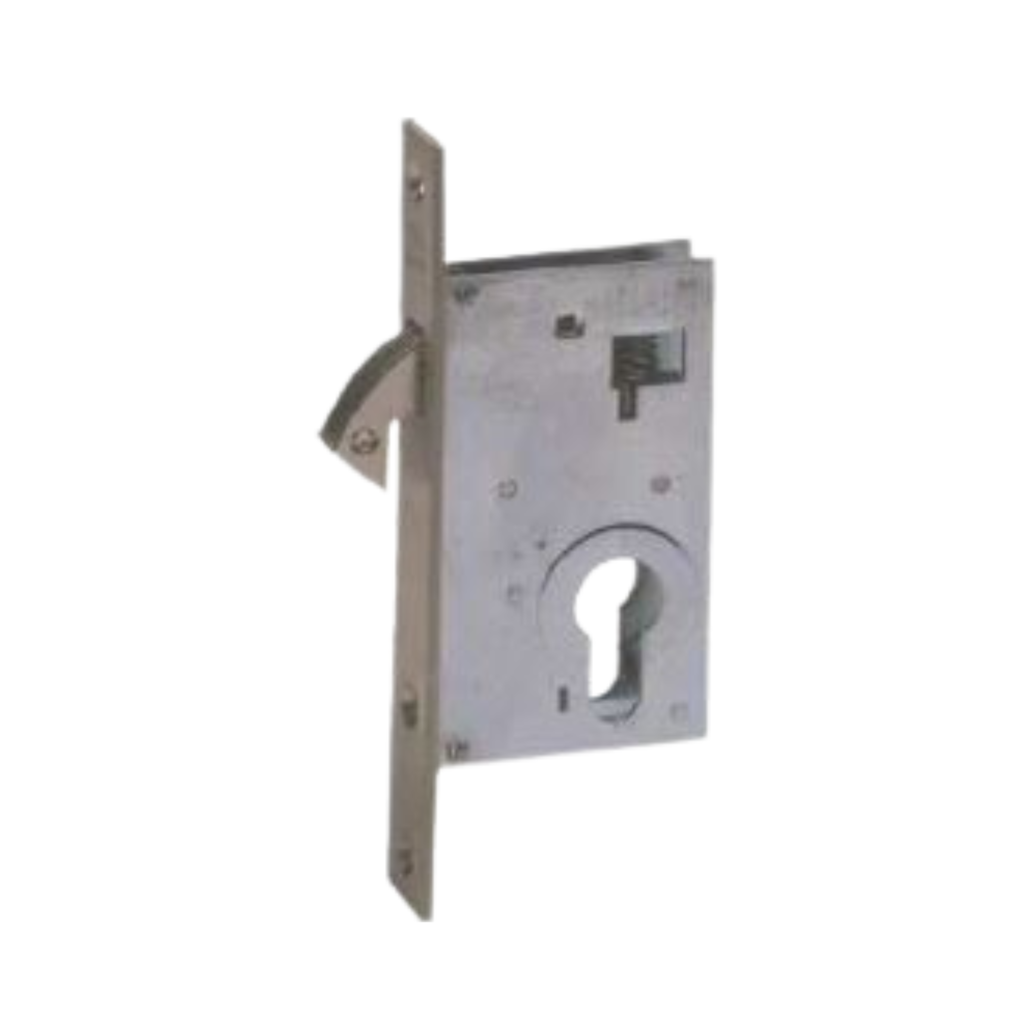 45100-40-00-With_Cylinder, Hook Lock, Incl Cylinder, 40mm (backset), Satin Brass, CISA(see below other sizes & colour options)