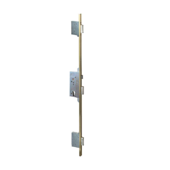 53137-45-00, Locks, Multipoint Lock, Latch and Bolt Lock, Mortice, 5 Locking points, Excluding Cylinder, 45mm (b), Satin Brass, CISA(see below other sizes & color options)