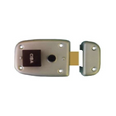 54315-60-97, Night Latch Lock, Excluding Cylinder, Inside Knob, With Hold-Open Device, Painted Grey, CISA-2