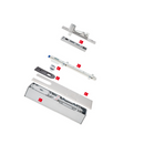 BTS75 DAT NHO Set, Floorspring Set, Double Action, Non Hold Open, 120 kg, 1100mm (w), Timber, EN 1-4, Standard, 8062 Top Centre, 7421 Bottom Strap, DORMAKABA-2