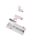 BTS75 SA NHO LM Set, Floorspring Set, Single Action, Non Hold Open, 120 kg, 1100mm (w), Aluminium, EN 1-4, Standard, LM fittings, 7459 Aluminium Strap, DORMAKABA-2