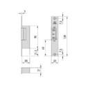D5005-10-00, Electric Strikes for Mortice Locks, Single Pulse (Hold Open) - Fail Secure, Natural, CISA(see below other color options)-3