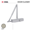 DPS D2 R, Door Closer, Regular Arm, EN3,  Fire-Rated, Grey, CISA-1