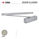 DPS D2 S, Door Closer, Sliding Arm, EN2,  Fire-Rated, Grey, CISA-1