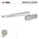 DPS D3 S, Door Closer, Sliding Arm, EN2-EN4,  Fire-Rated, Grey, CISA-1