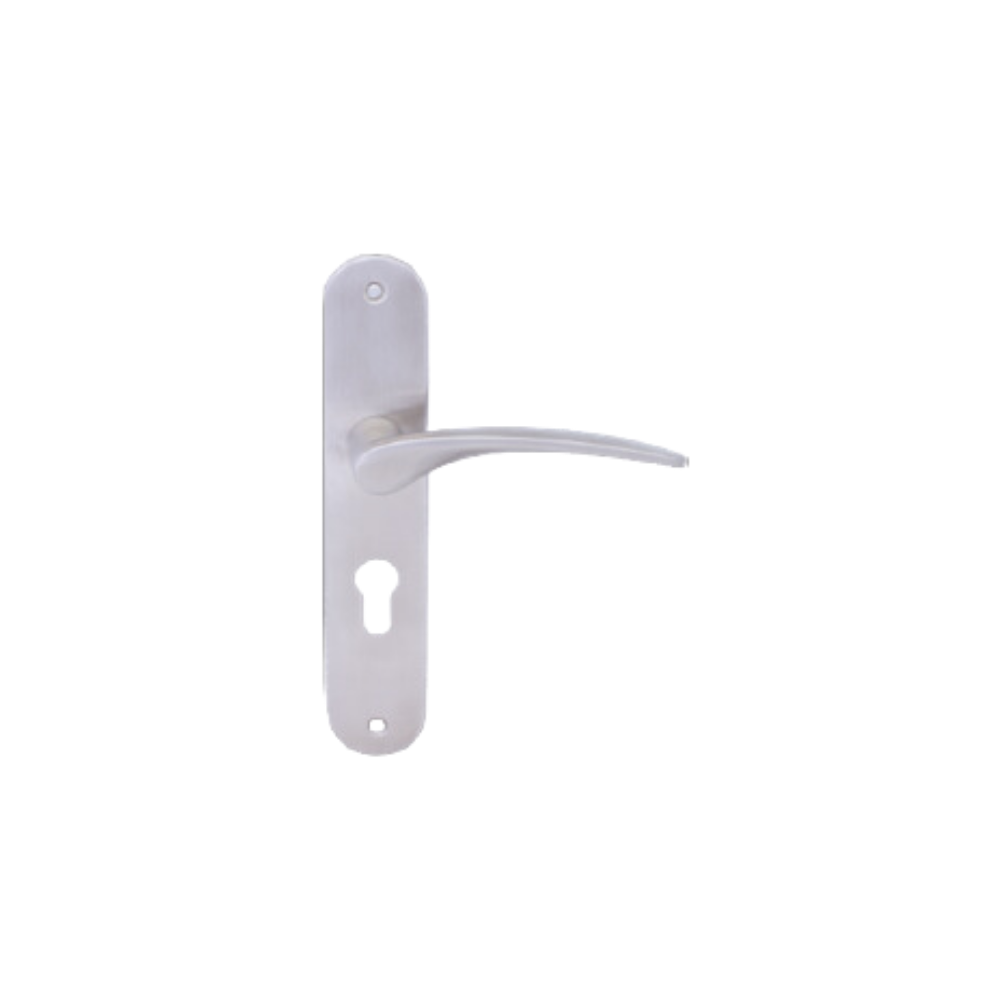 FB.S.116._.SS, Lever Handles, Square, On Plate, Stainless Steel, CISA