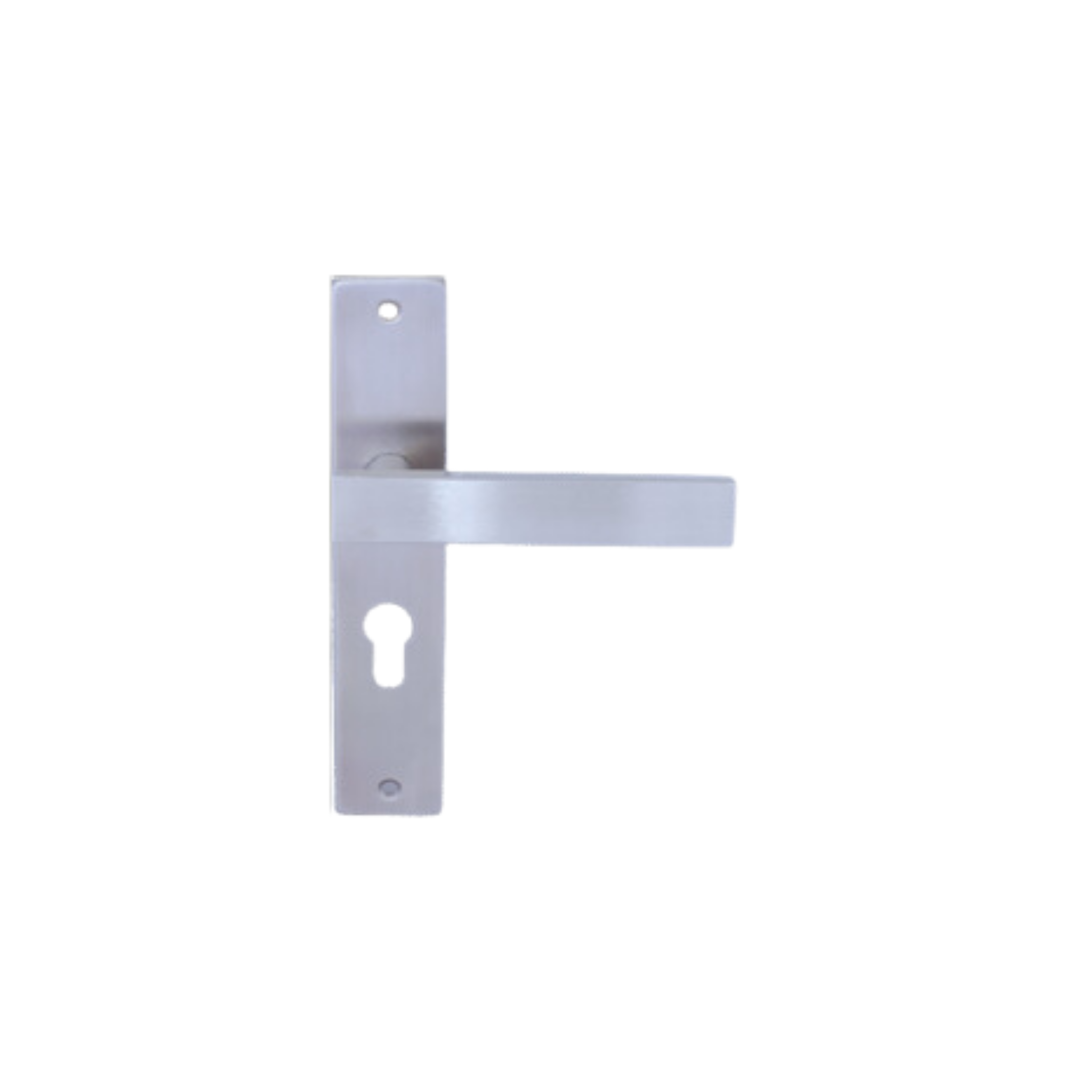 FB.O.202._.SS, Lever Handles, Oval, On Plate, Stainless Steel, CISA