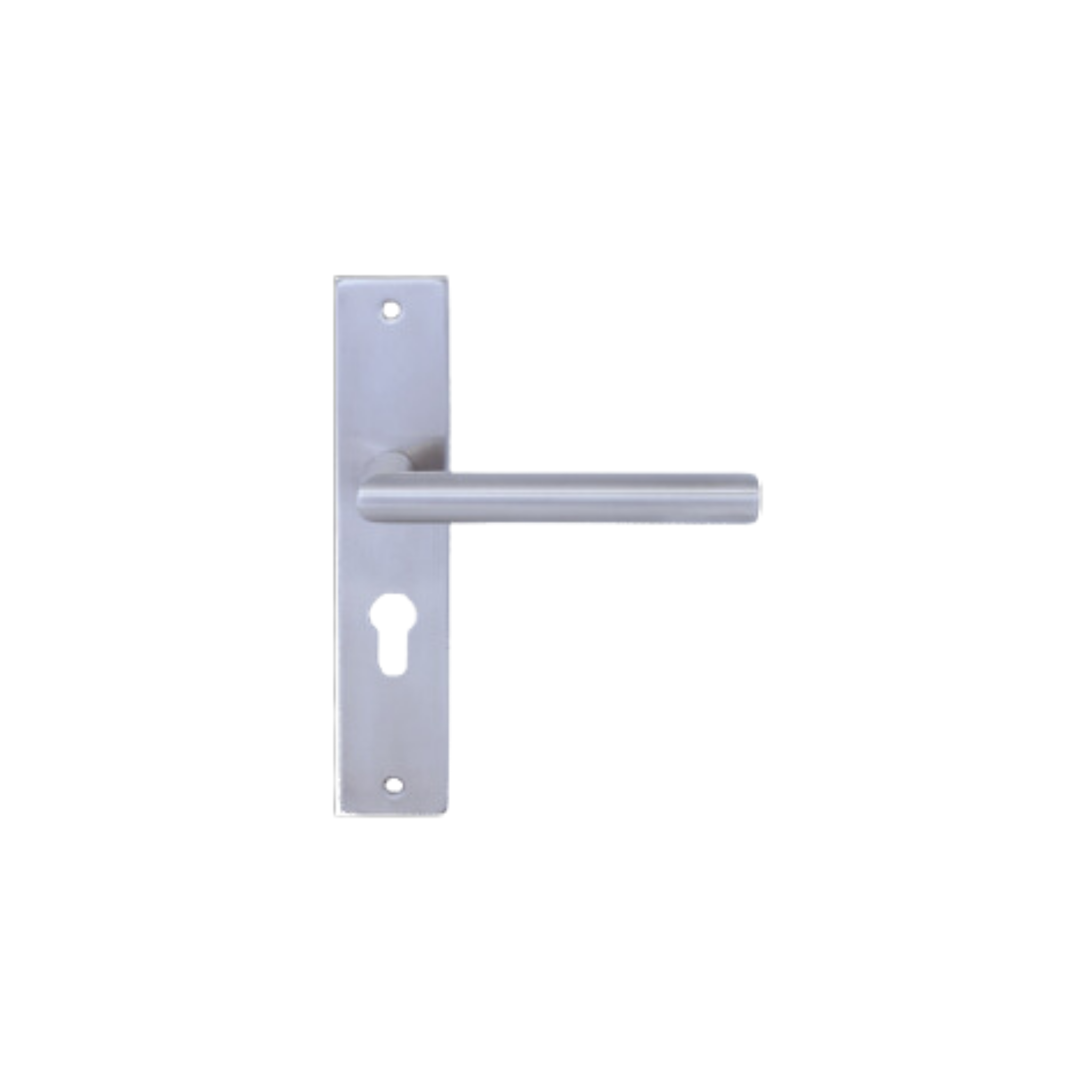 FB.O.T02._.SS, Lever Handles, Oval, On Plate, Stainless Steel, CISA