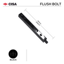 Box Type Flush Bolt, 300mm, Satin Rose Gold, Stainless Steel, Black or PVD Gold - CISA-5