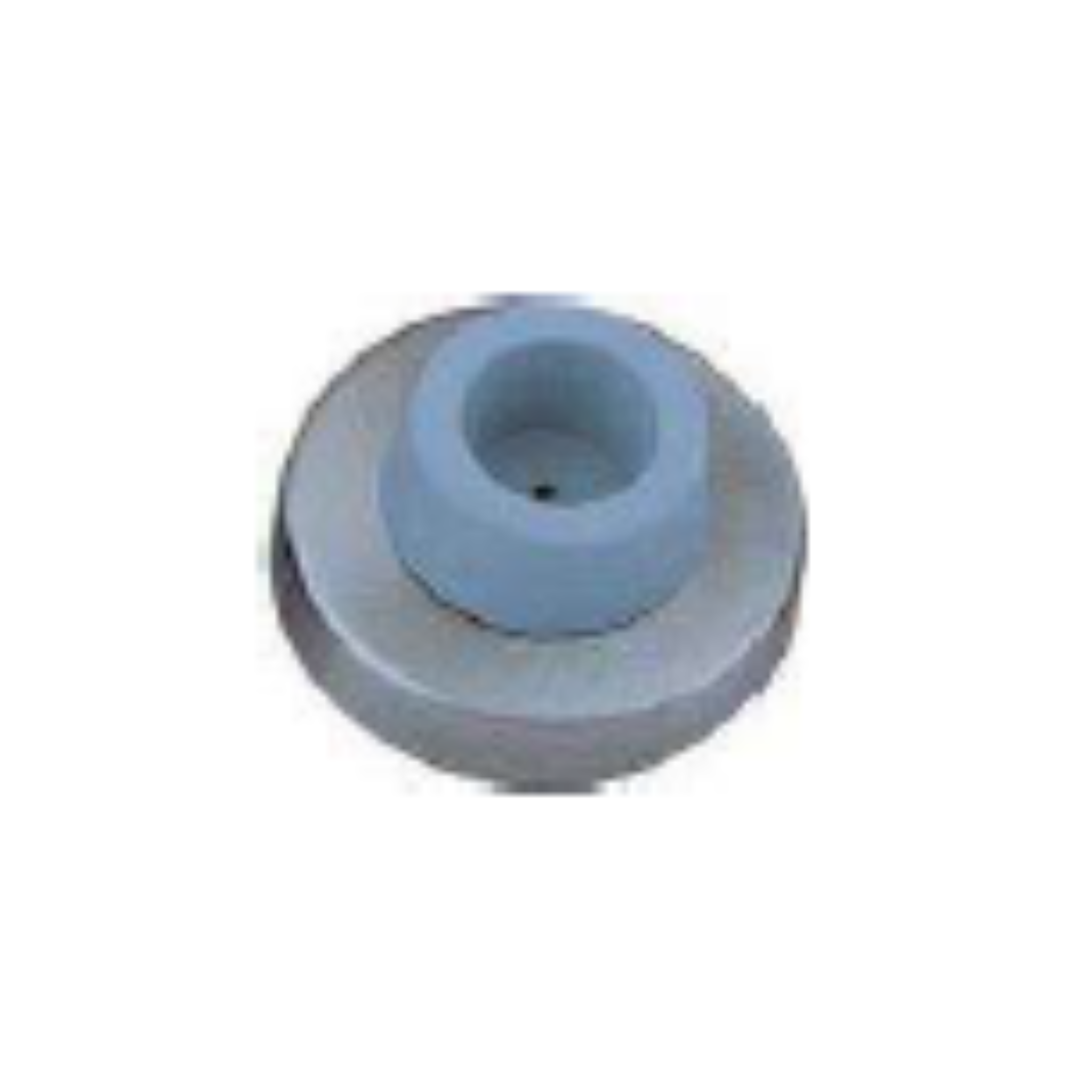 FDS04.SS, Door Stop, Grey Rubber, Round, Stainless Steel, CISA