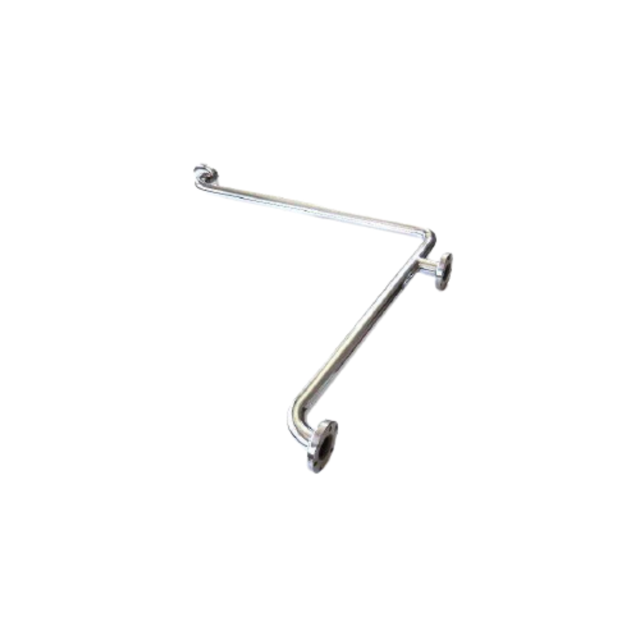 FGSHOWER, Grab Rail, Raised, 80mm (h), 2 x 610 (l), Satin, CISA