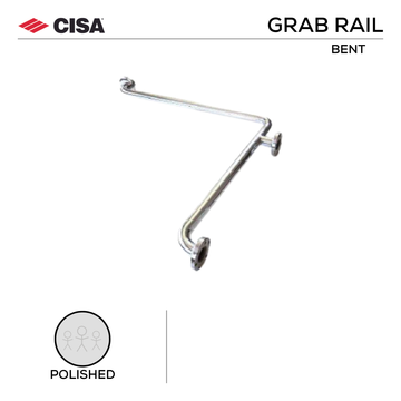 CISA Polished Bathroom Accessories main product view; bathroom door drama solved for a better door setup, 80mm (h).