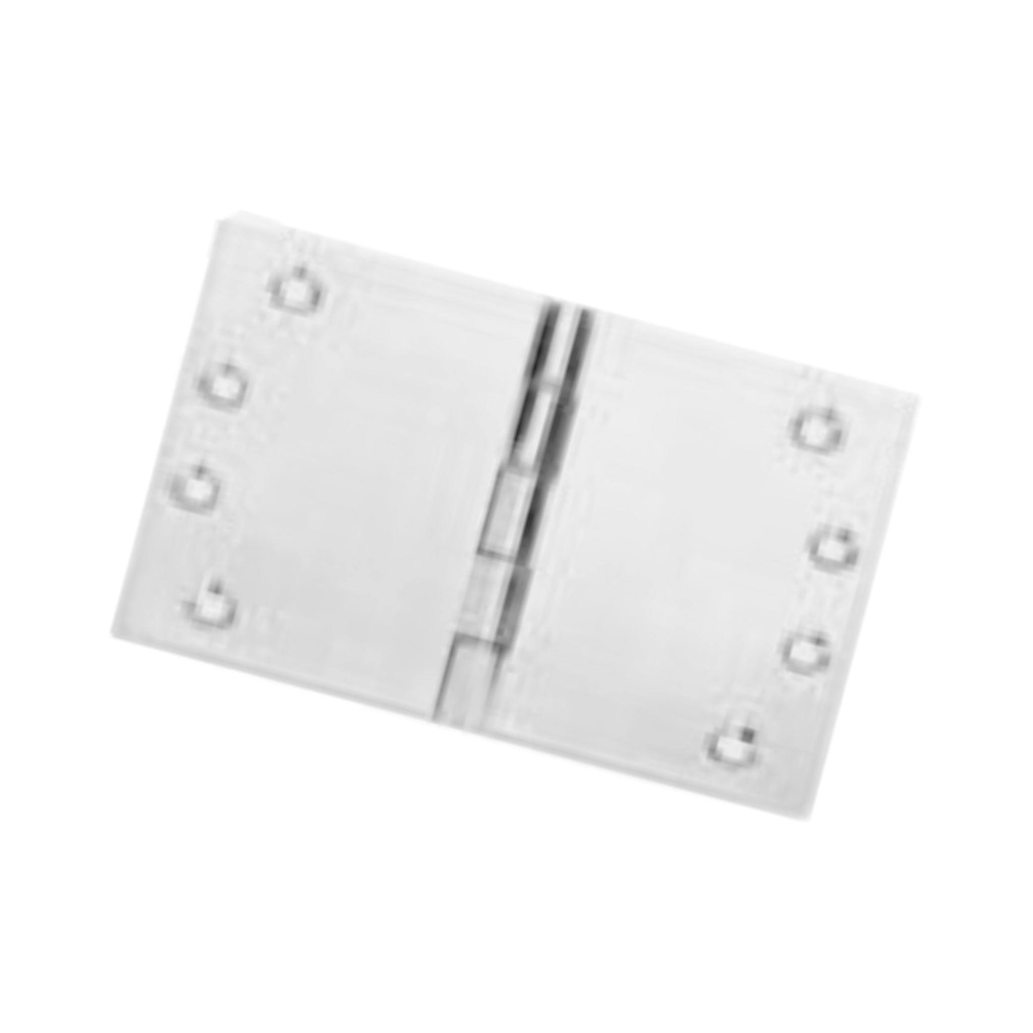 FH150X3-TR, Projection Hinge, 2 x Hinges (1 Pair), 100mm (h) x 150mm (w) x 3mm (t), Satin with Tarnish Resistant, CISA