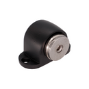 CISA Black Door Stop close-up detail; sharp modern attitude for a better door setup, 38mm (l) x 55mm (w).