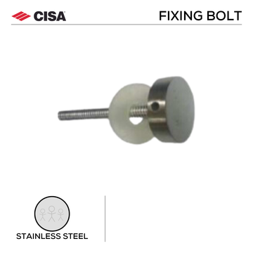 CISA Stainless Steel Pull Handle for doors, main product view with strong stainless style, 10mm.