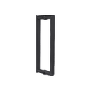 Flat-Face D Pull Handle, 400mm, Back-to-Back, Stainless Steel or Matt Black - CISA - Matt Black