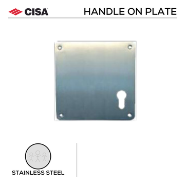 CISA Stainless Steel Cylinder Lock main product view; clean stainless confidence for a better door setup.