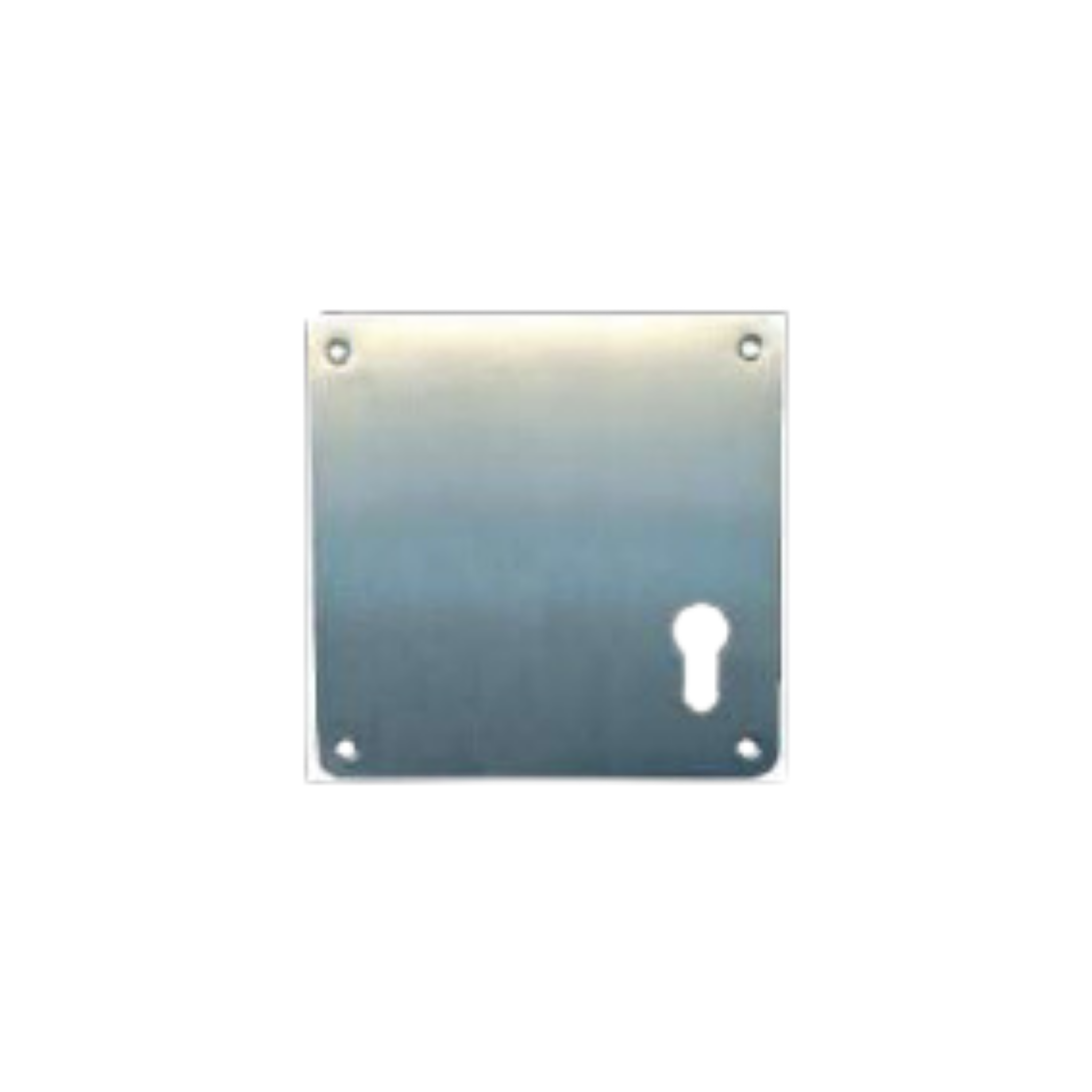 FP.F.XC.FF, Plate, Square, Left Hand, Satin Stainless Steel, CISA