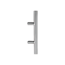 Alternate angle showing CISA Stainless Steel Pull Handle — tough stainless shine for doors, 32mm (Ø) x 600mm (l).