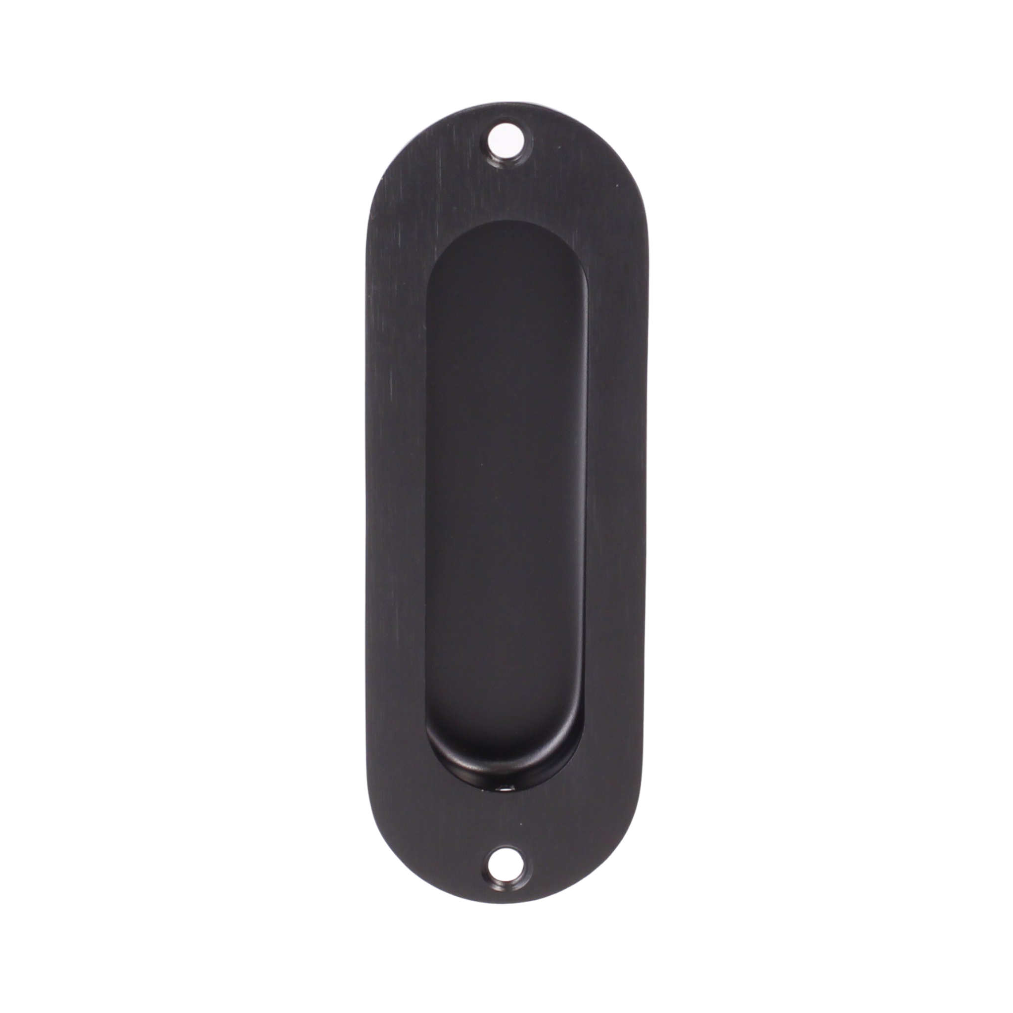 FP03.BL, Flush Pull, Oval, 120mm (l) x 34mm (w), Black, CISA