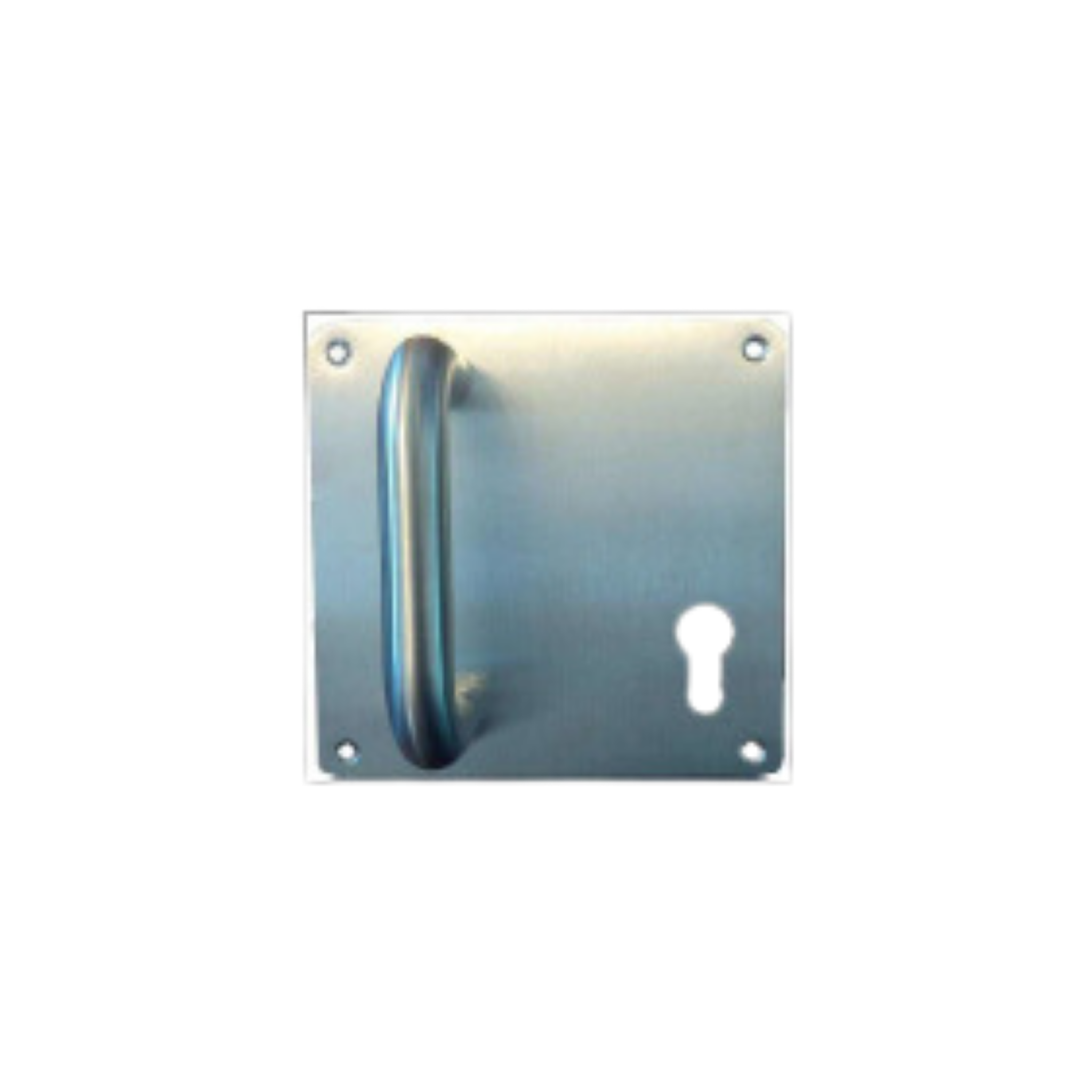 FPD6.C.XC.FF, Pull Handles, Square, On Plate, Right Hand, Satin Stainless Steel, CISA