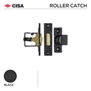 Heavy-Duty Adjustable Roller Catch, 76mm, Satin Rose Gold, Stainless Steel or Matt Black - CISA - Matt Black