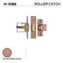 Heavy-Duty Adjustable Roller Catch, 76mm, Satin Rose Gold, Stainless Steel or Matt Black - CISA-1