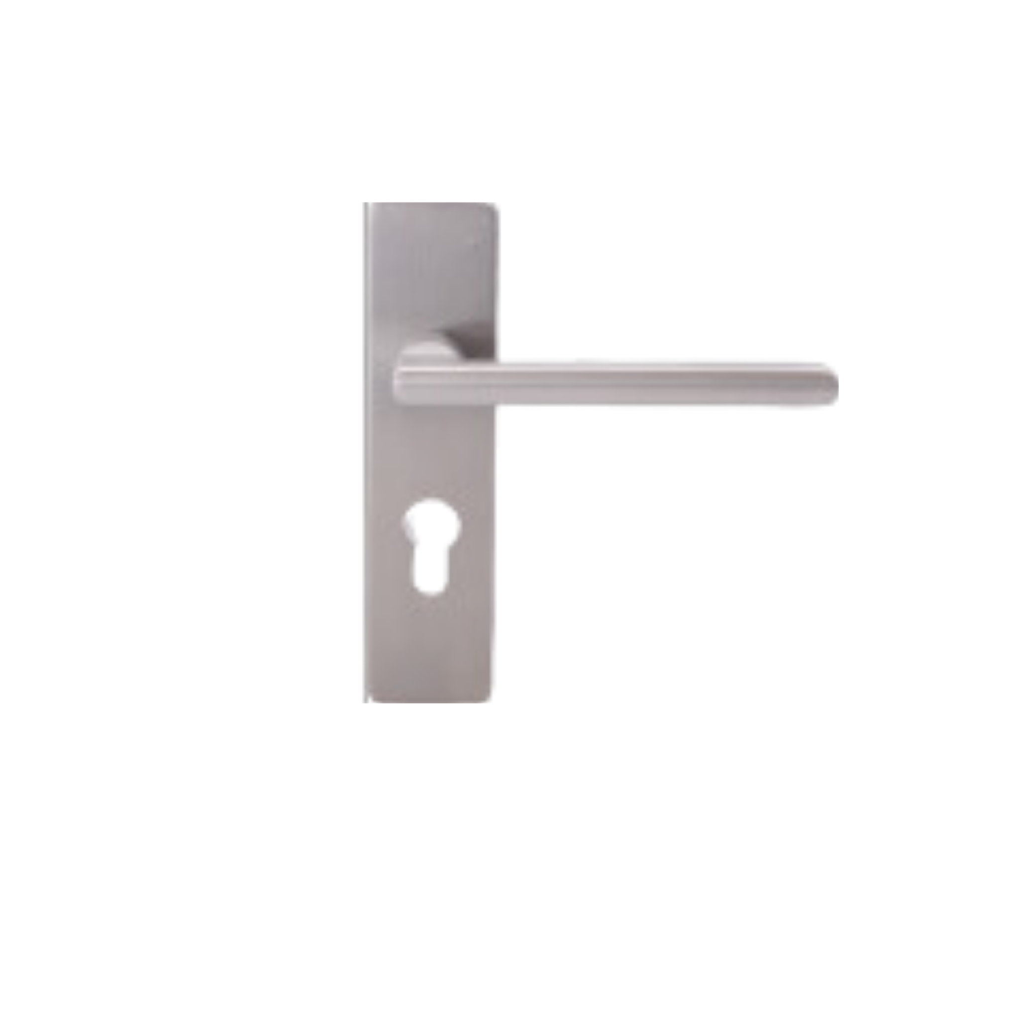 FS106.BP.C.SS, Lever Handle, Square Plate, Heavy duty, Stainless Steel, CISA