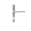 FS106.NB.SS, Lever Handle, Square Plate, Heavy duty, Stainless Steel, CISA-2