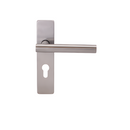 CISA Stainless Steel Cylinder Lock hardware detail for commercial security doors — strong stainless style, 61mm.