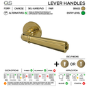 QS Satin Brass Cylinder Lock hardware detail for patio and sliding doors — warm brass confidence.