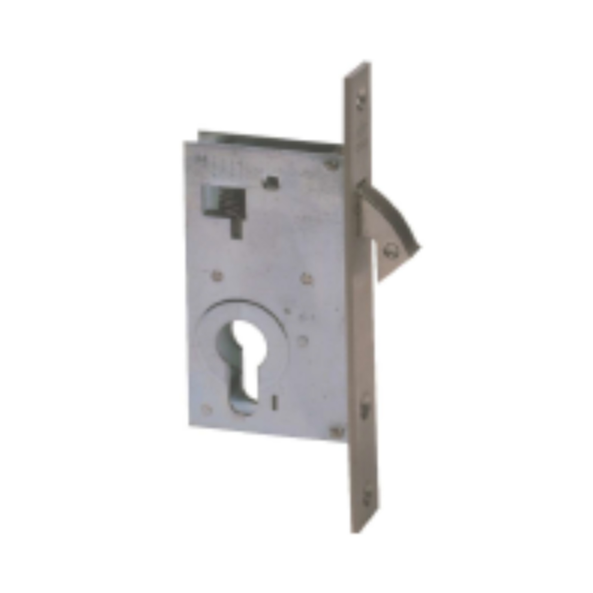 HL40-40-20, Hook Lock, Euro Cylinder, Excluding Cylinder, 40mm (Backset), Stainless Steel, CISA