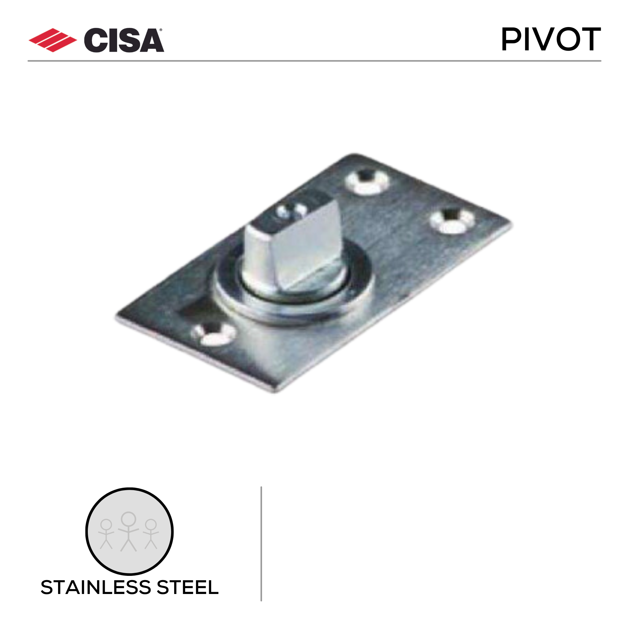 PIVOT For Doors up to 100kg, CISA