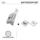 QS Stainless Steel Deadbolt Lock main product view; clean stainless confidence for a better door setup.