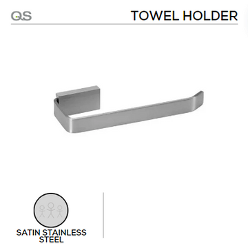 QS Stainless Steel Bathroom Accessories main product view for bathroom doors — strong stainless style.
