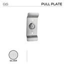 QS320, Panic Hardwares, Pull Plate and Cylinder, For use with QS300 series, Silver Painted, QS-1