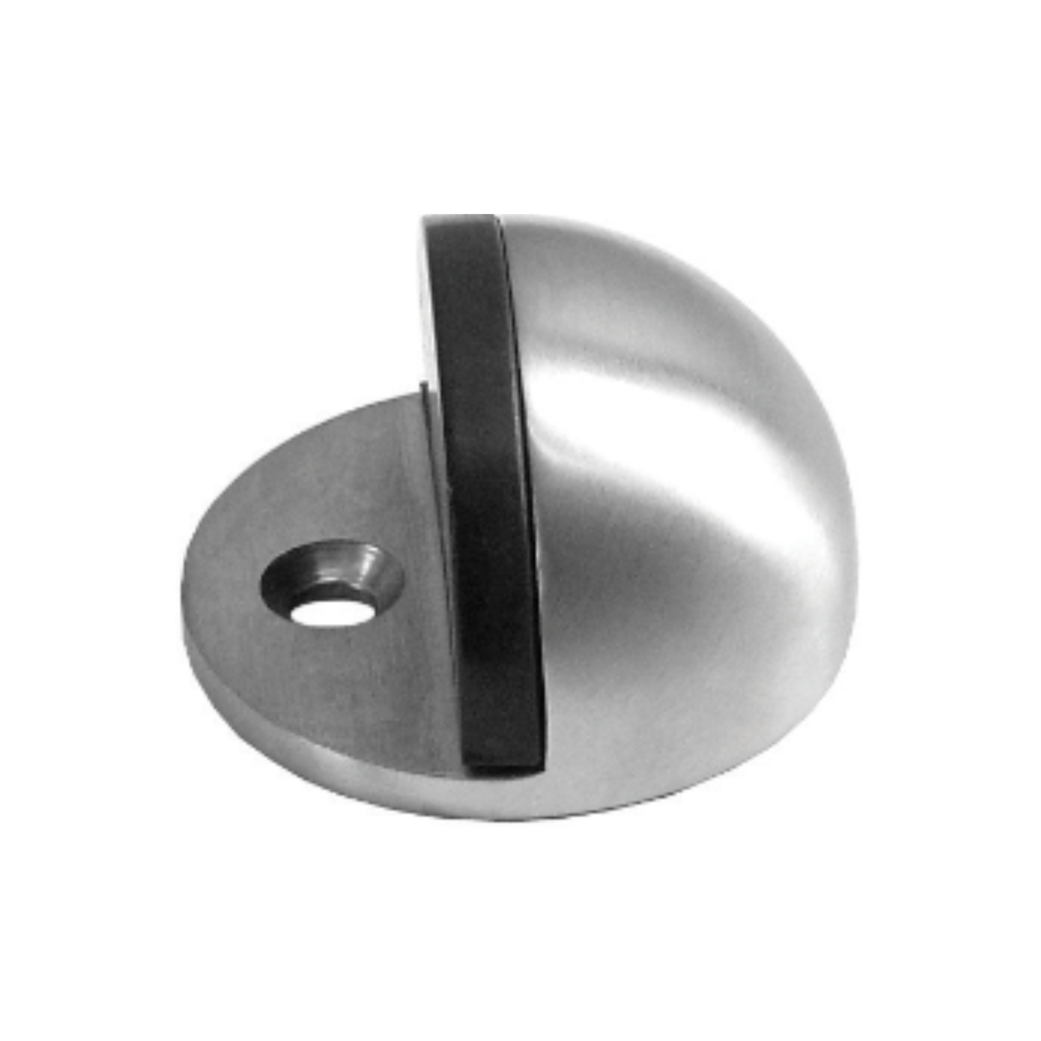 QS4422/1/ZN, Door Stop, Floor Mounted, Hooded, Zinc, QS