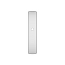 QS4482 BLANK, Plate, Rounded, 254mm (l) x 50mm (w), Supplied with QS Handle, Stainless Steel, QS-2