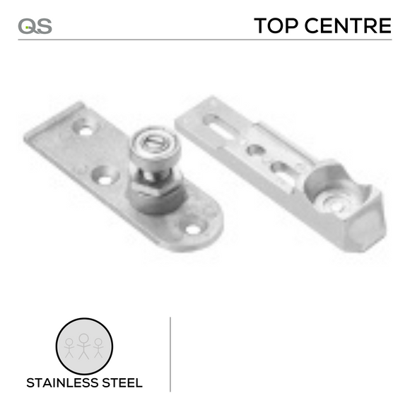 QS5502 pivot 100kg, Bottom Pivot, 100 (kg), Stainless Steel, QS