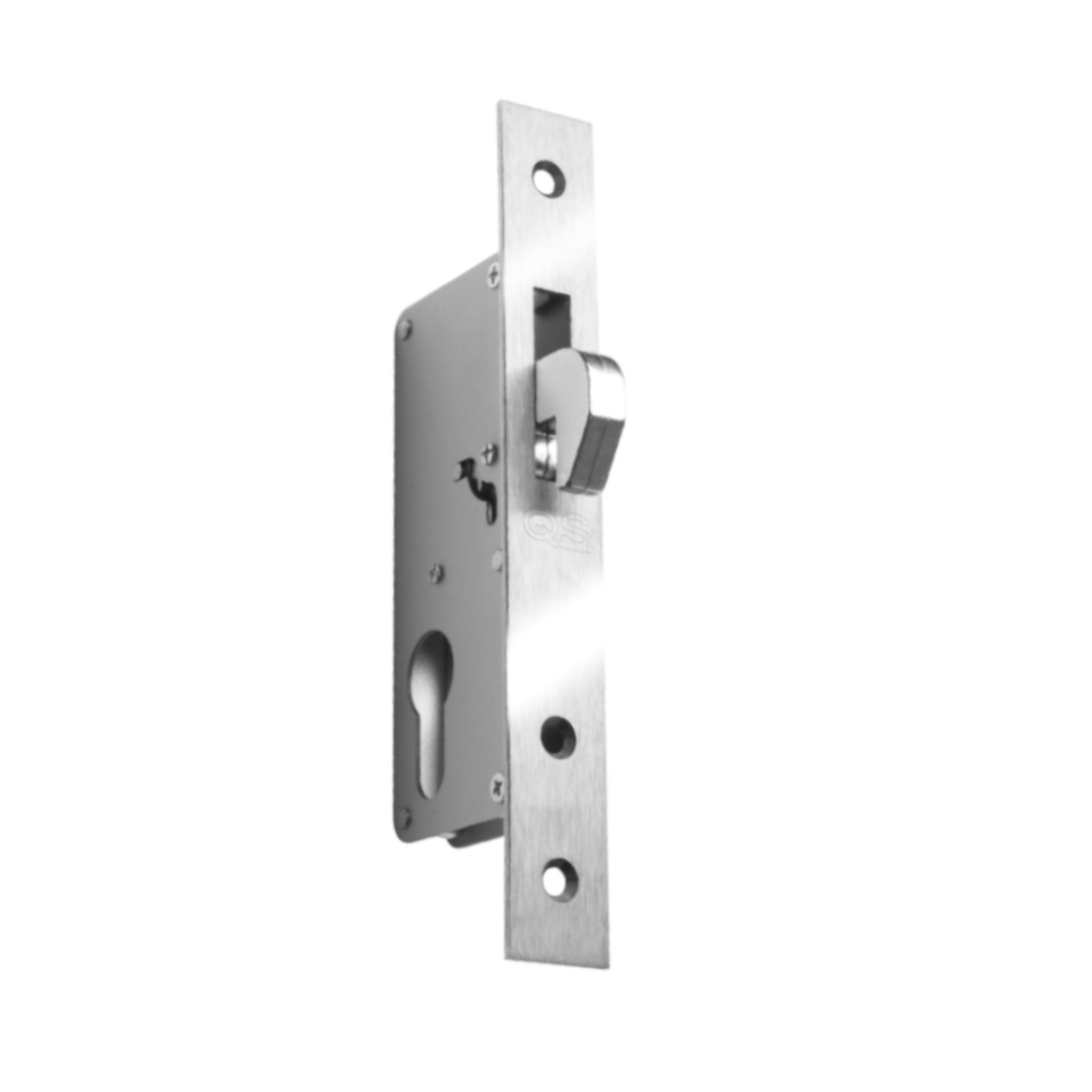 QS6225SS, Hook Lock, Euro Cylinder, Excluding Cylinder, 25mm (Backset), 62mm (ctc), Stainless Steel, QS