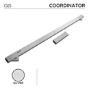 QS762, Door Closers, Door Coodinators, Fire Door, Silver Painted, QS-1