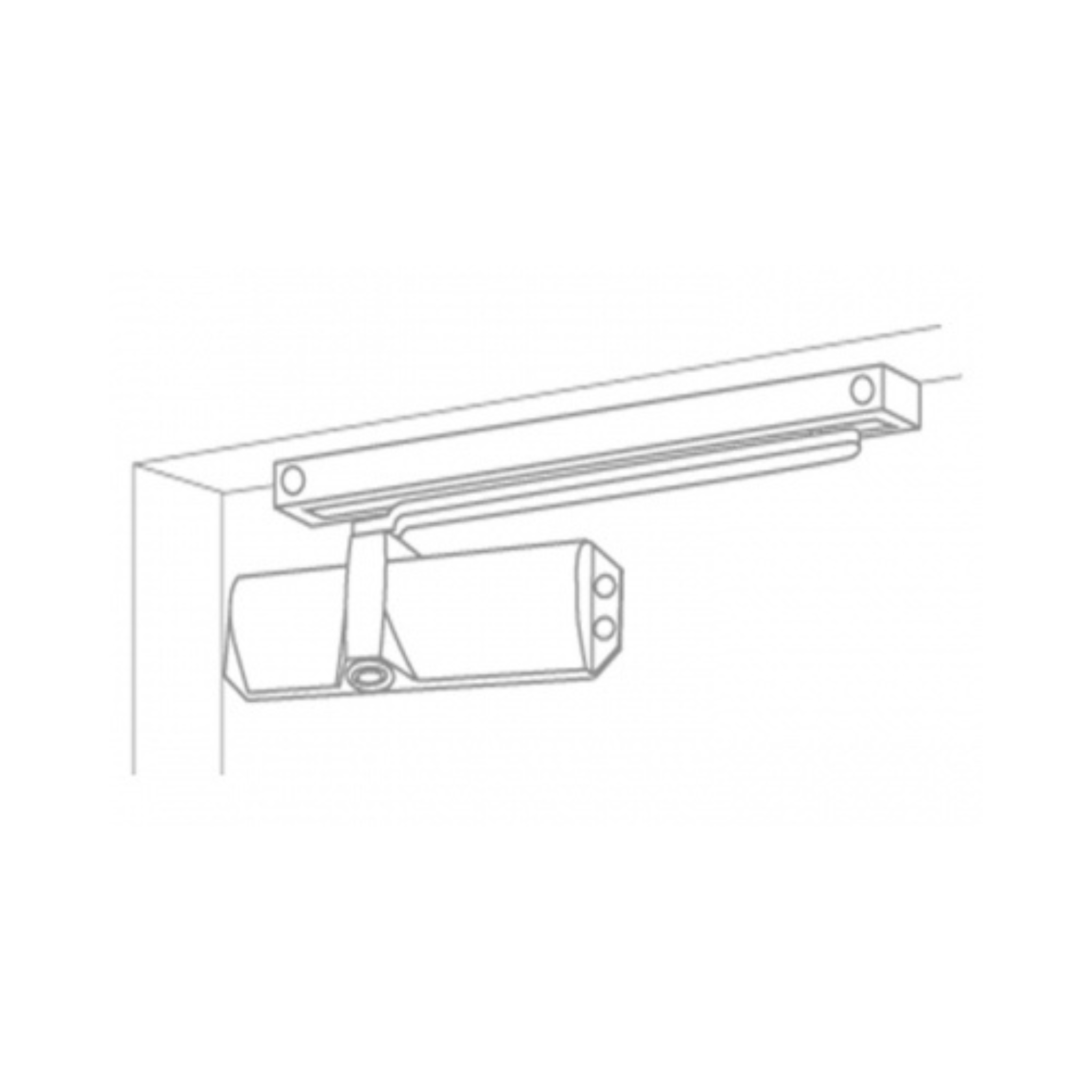 QS7703 Slide Channel for all QS Door Closers, Stainless Steel, QS