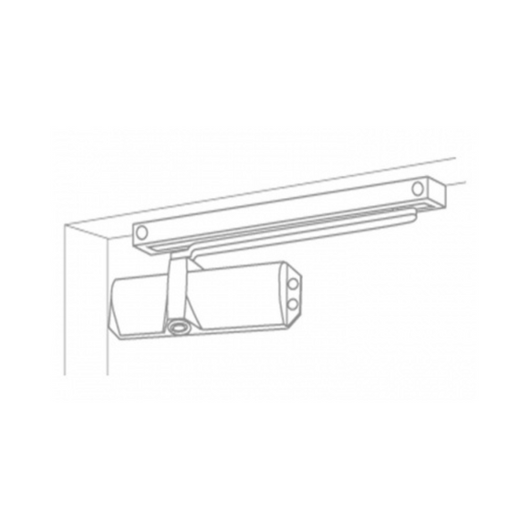 QS7703 Universal Slide Channel for all QS Door Closers, Stainless Steel, QS