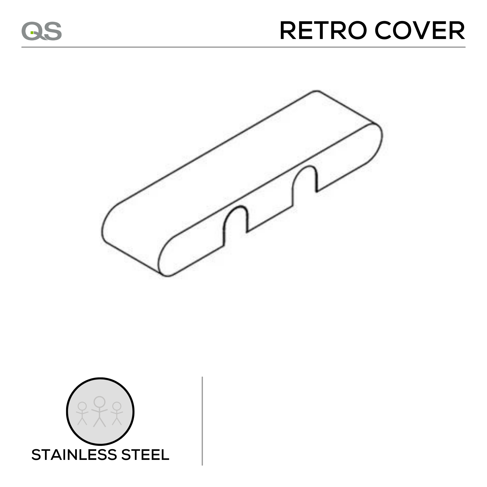 QS7714 retro cover, Stainless Steel Cover for QS700, Retro Style, QS