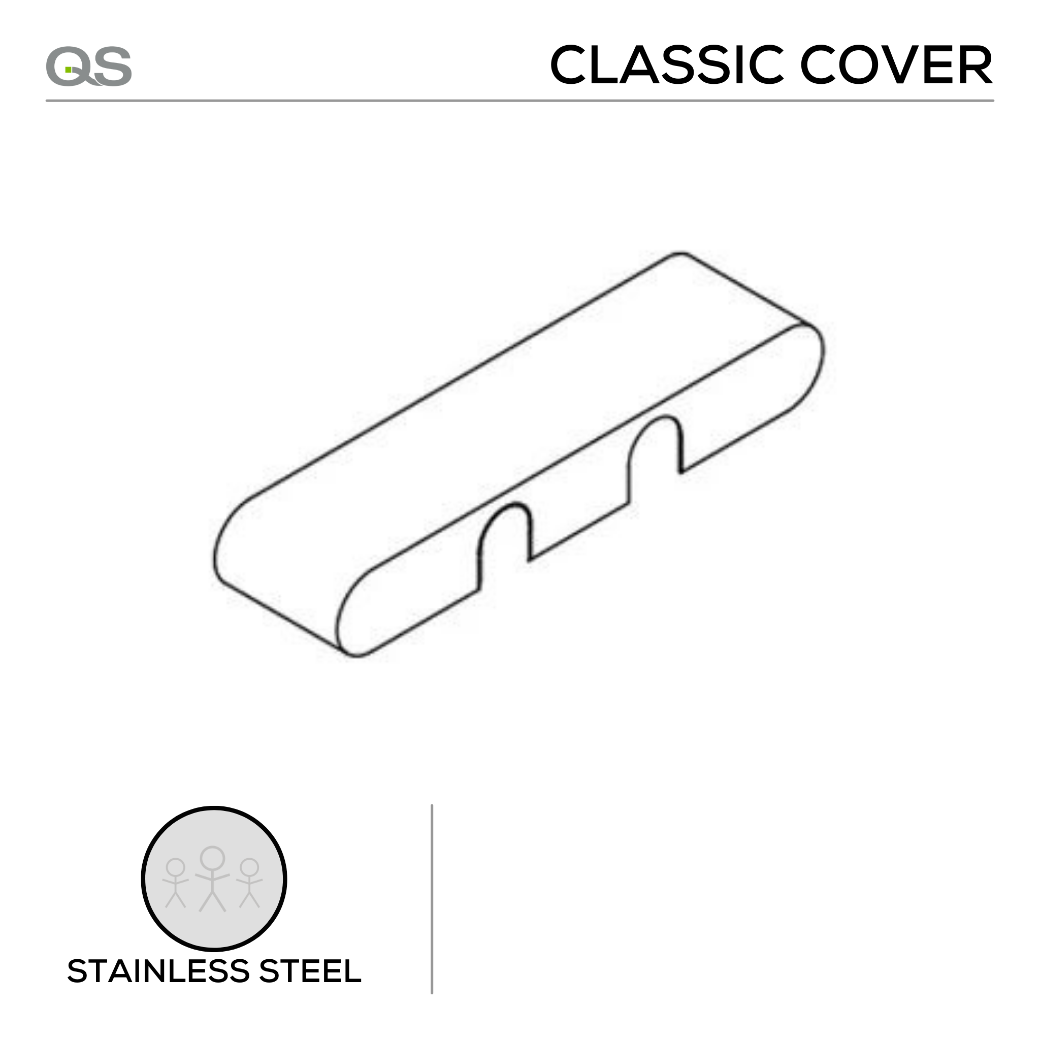 QS7715 classic cover, Stainless Steel Classic Cover QS7715 for QS750, QS