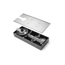 QS880/4 HO, Floorspring, Double Action, Hold Open, 150mm (kg), 4, Top Centre, Bottom Strap, Stainless Steel, QS-2